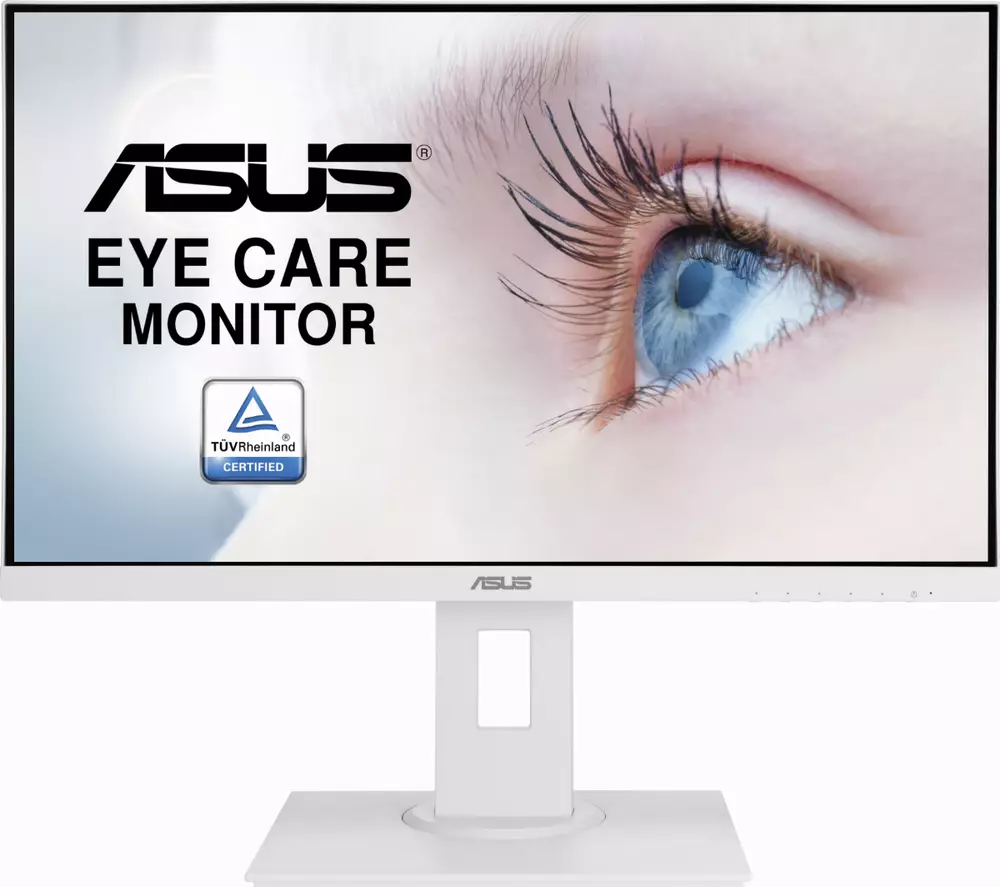Монитор ASUS VA24DQLB-W Eye Care – 23.8 inch, Full HD, IPS, Frameless, 75Hz, Adaptive-Sync, Low Blue Light, Flicker Free, Ergonomic Design, Wall Mountable