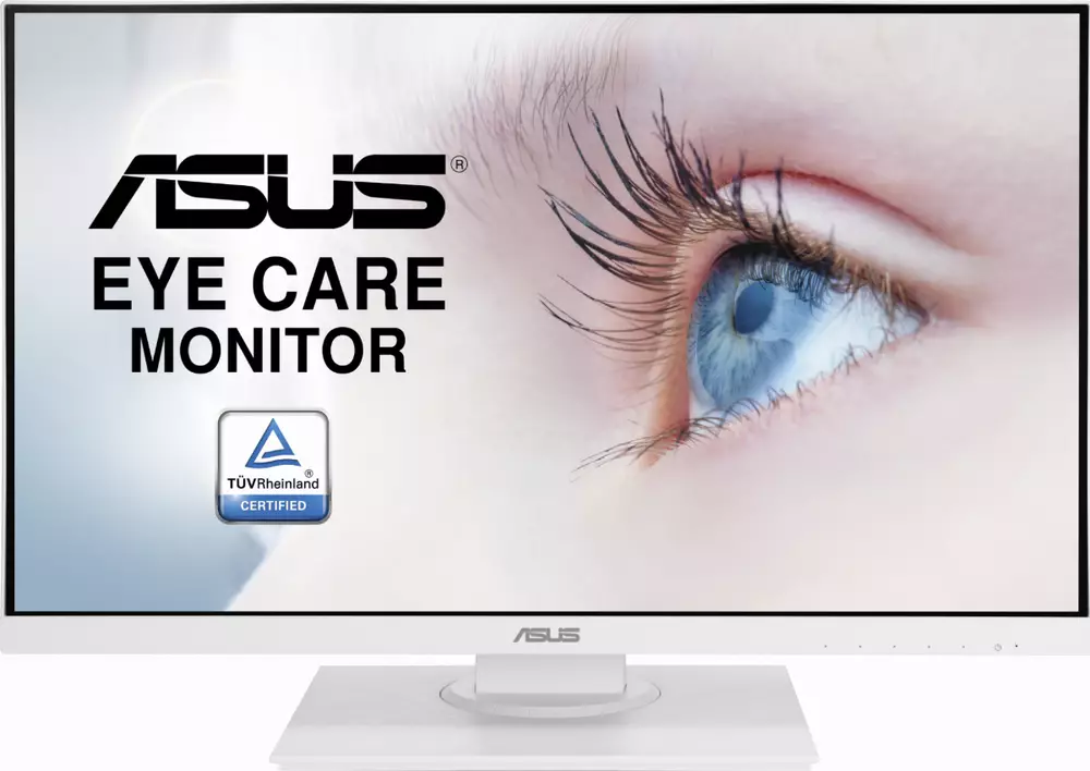 Монитор ASUS VA24DQLB-W Eye Care &ndash; 23.8 inch, Full HD, IPS, Frameless, 75Hz, Adaptive-Sync, Low Blue Light, Flicker Free, Ergonomic Design, Wall Mountable