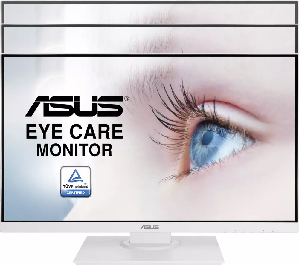 Монитор ASUS VA24DQLB-W Eye Care &ndash; 23.8 inch, Full HD, IPS, Frameless, 75Hz, Adaptive-Sync, Low Blue Light, Flicker Free, Ergonomic Design, Wall Mountable