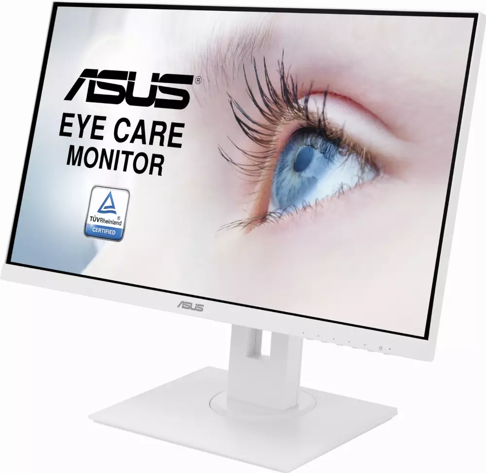Монитор ASUS VA24DQLB-W Eye Care &ndash; 23.8 inch, Full HD, IPS, Frameless, 75Hz, Adaptive-Sync, Low Blue Light, Flicker Free, Ergonomic Design, Wall Mountable