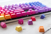 Капачки за механична клавиатура Ducky Afterglow, 108-Keycap Set ABS, Double-Shot, US Layout