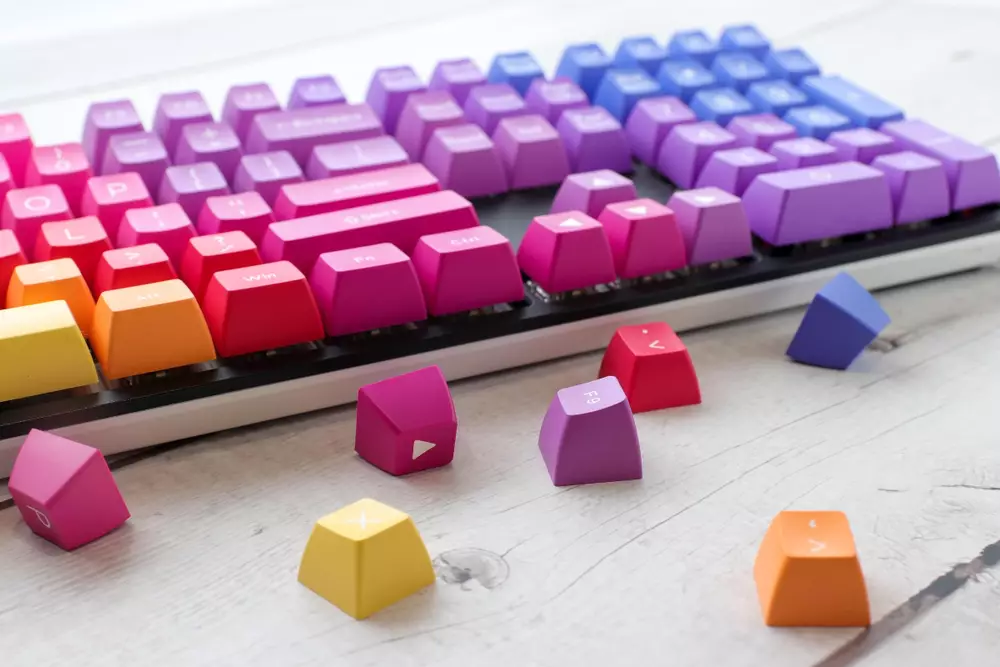 Πλήκτρα για μηχανικό πληκτρολόγιο Ducky Afterglow, 108-Keycap Set ABS, Double-Shot, US Layout