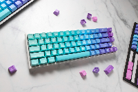 Капачки за механична клавиатура Ducky Azure, 108-Keycap Set ABS, Double-Shot, US Layout