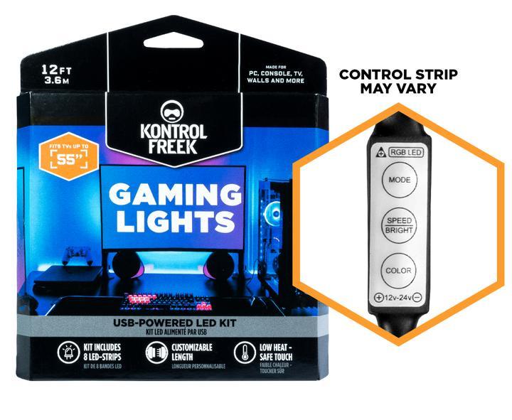 KontrolFreek Gaming Lights Kit - RGB лента USB (3.6m)