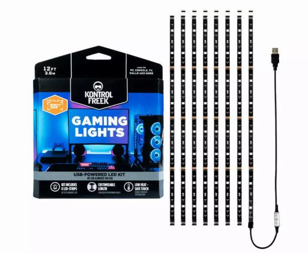 KontrolFreek Gaming Lights Kit - RGB лента USB (3.6m)