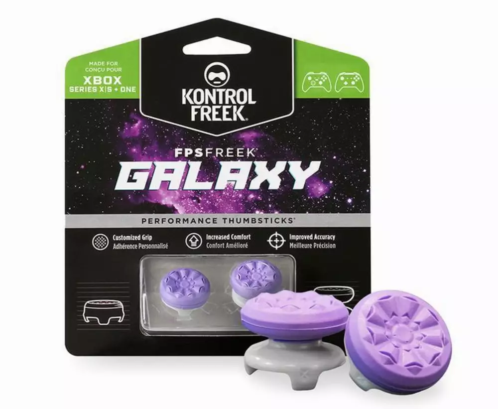 Αντικαταστάσιμα κουμπιά Thumb Grips KontrolFreek Galaxy XBox Series X|S / One, μωβ