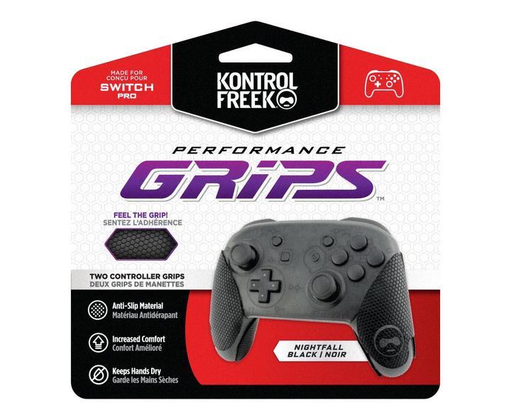Аксесоар Performance Grips KontrolFreek Original Grips за Nintendo Switch Pro Controller, черен