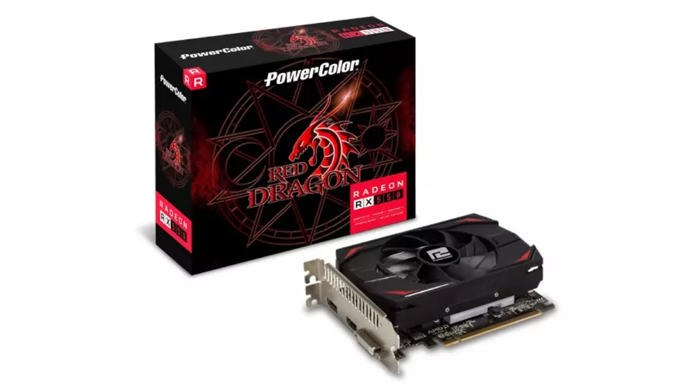 Видео карта PowerColor RX 550 2GBD5-HLEV2