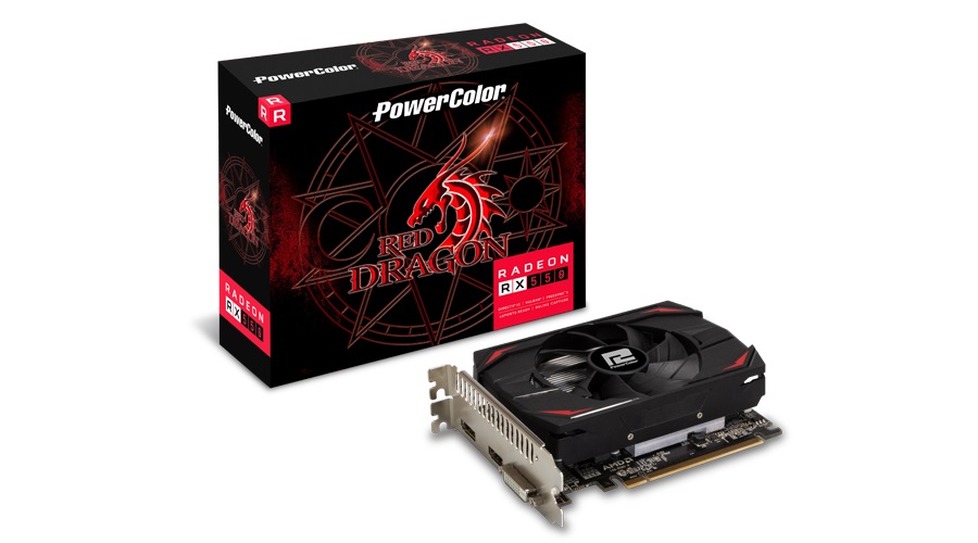 Видео карта PowerColor RX 550 2GBD5-HLEV2