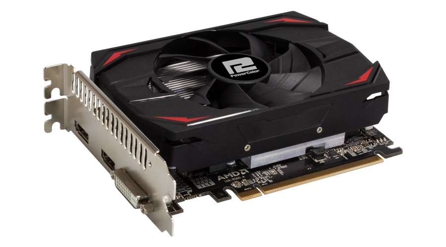 Видео карта PowerColor RX 550 2GBD5-HLEV2
