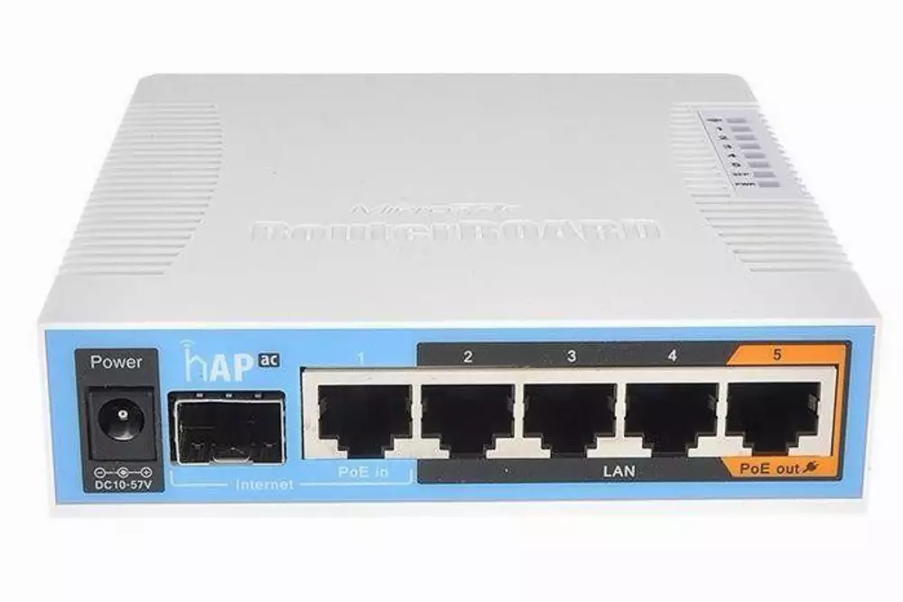 Punto de acceso inalámbrico MikroTik hAP AC RB962UiGS-5HacT2HnT, 5x 10/100/1000, USB 2.0