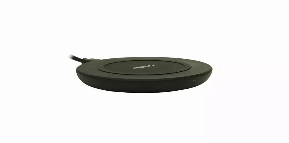 Безжично зарядно устройство с адаптер RAPOO XC140, Qi, 2.5/5/7.5/10W, Черен