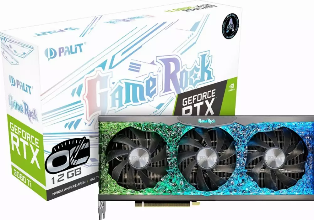 Видео карта Palit GeForce RTX 3080 Ti GameRock OC 12GB GDDR6X