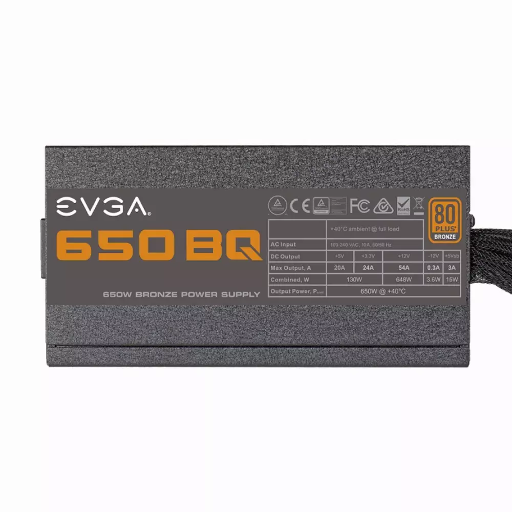 Комбо оферта видео карта + захранване EVGA GeForce GTX 1660 SC ULTRA GAMING 6GB GDDR5 + EVGA 650BQ 650W 80+ Bronze Semi Modular