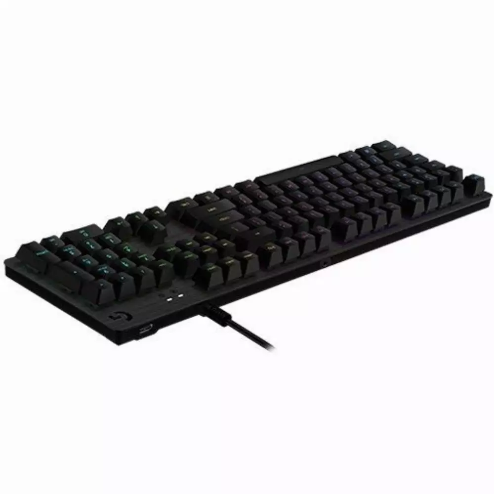 Геймърска механична клавиатура Logitech G512 Carbon LIGHTSYNC RGB (GX Brown) - 920-009352