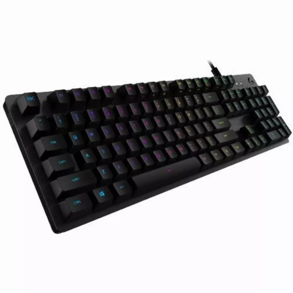 Геймърска механична клавиатура Logitech G512 Carbon LIGHTSYNC RGB (GX Brown) - 920-009352