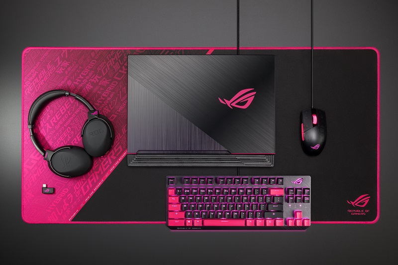 Геймърски слушалки ASUS ROG Strix Go 2.4 Electro Punk