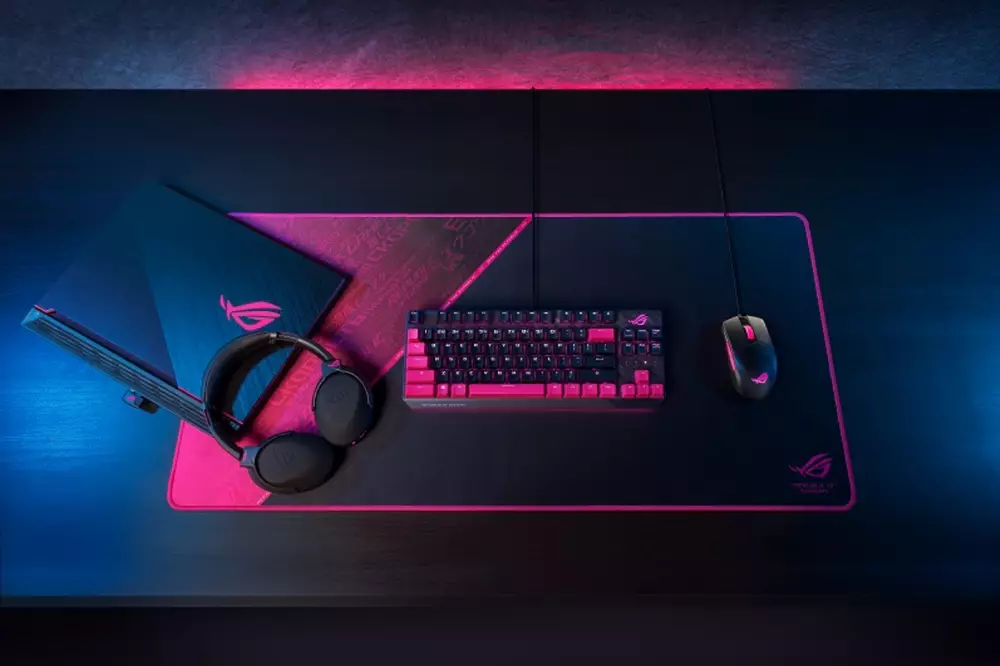Геймърски слушалки ASUS ROG Strix Go 2.4 Electro Punk