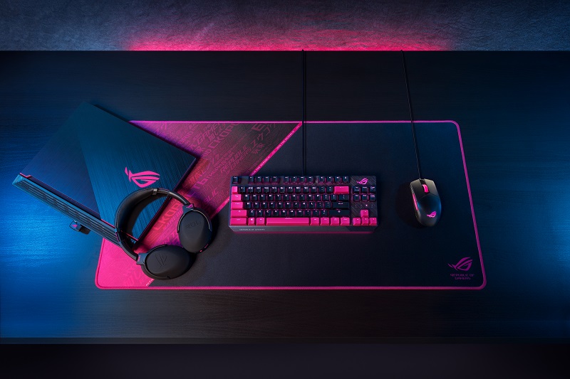 Геймърски слушалки ASUS ROG Strix Go 2.4 Electro Punk