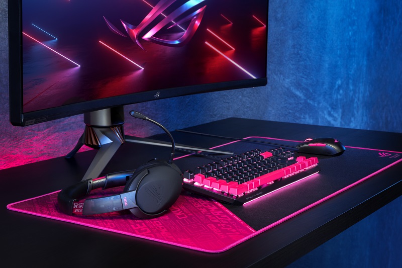 Геймърски слушалки ASUS ROG Strix Go 2.4 Electro Punk