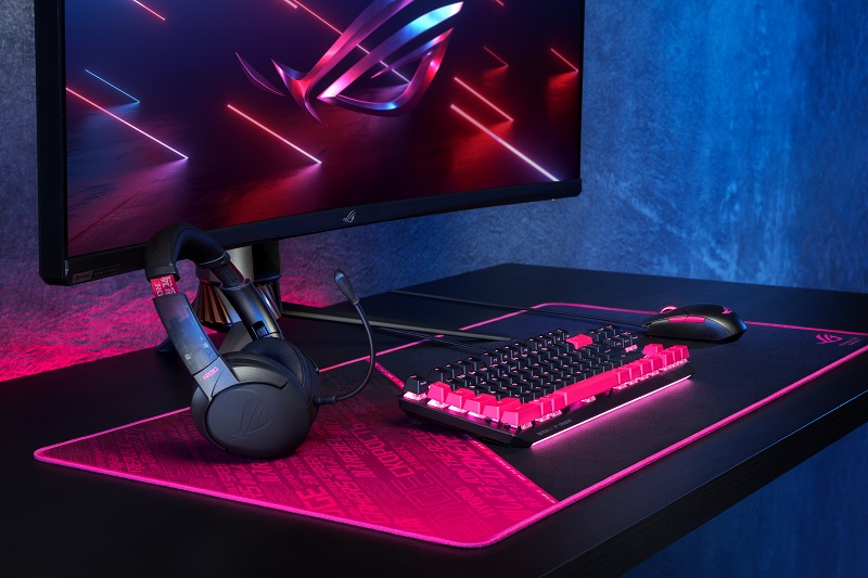 Геймърски слушалки ASUS ROG Strix Go 2.4 Electro Punk