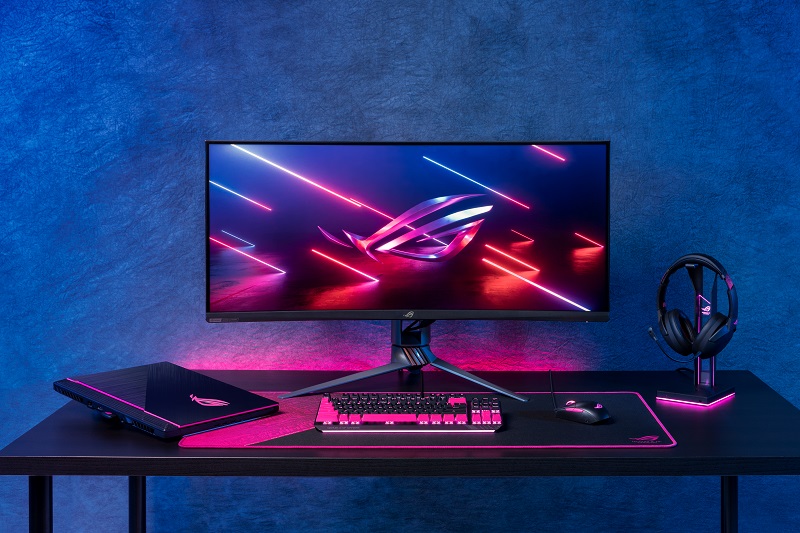 Геймърски слушалки ASUS ROG Strix Go 2.4 Electro Punk
