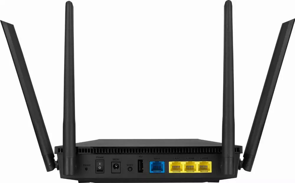 Безжичен рутер ASUS RT-AX53U, AX1800 Dual Band WiFi 6 (802.11ax)