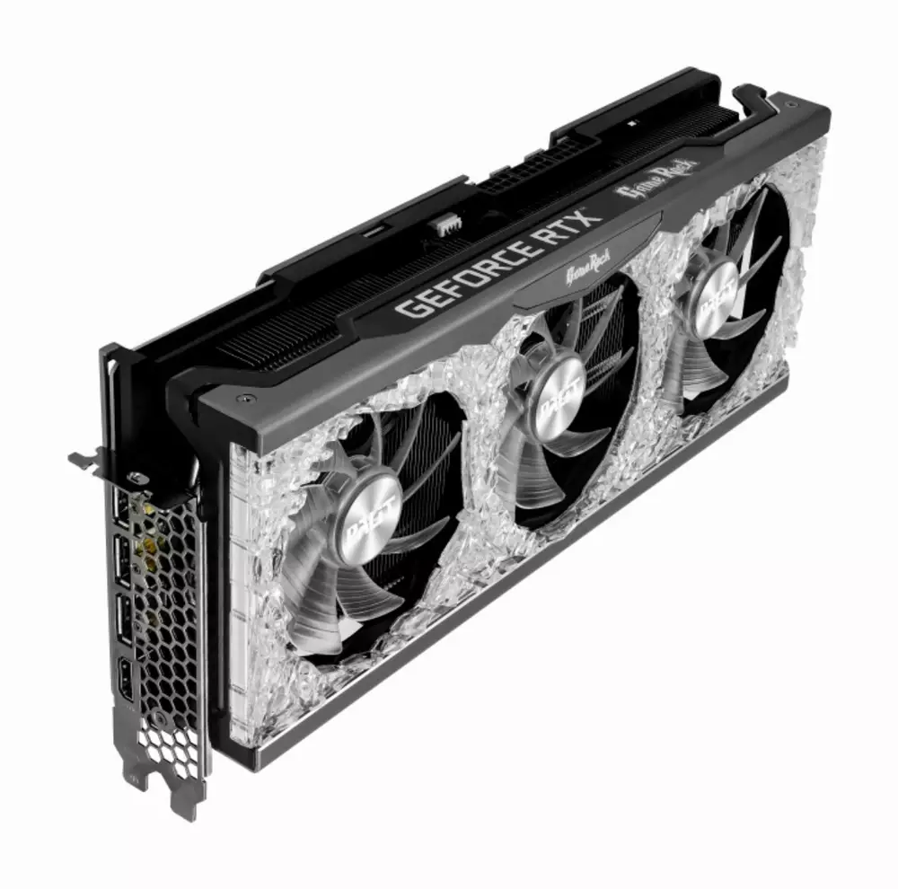 Видео карта Palit GeForce RTX 3080 GameRock OC 10GB LHR GDDR6X