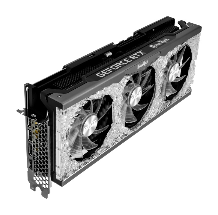 Видео карта Palit GeForce RTX 3080 GameRock OC 10GB LHR GDDR6X