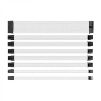 Комплект оплетени кабели Thermaltake TtMod, White