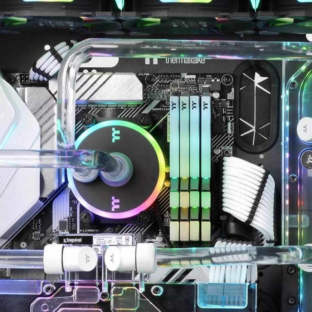 Комплект оплетени кабели Thermaltake TtMod, White