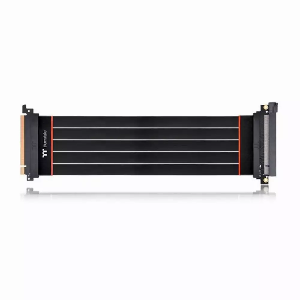 Kабел за вертикален монтаж за видео карта Thermaltake TT Premium PCI-E Riser Universal GPU Extender Riser Cable PCI-E 4.0 x16, 300mm