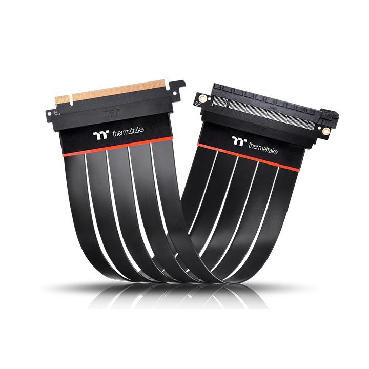 Kабел за вертикален монтаж за видео карта Thermaltake TT Premium PCI-E Riser Universal GPU Extender Riser Cable PCI-E 4.0 x16, 300mm