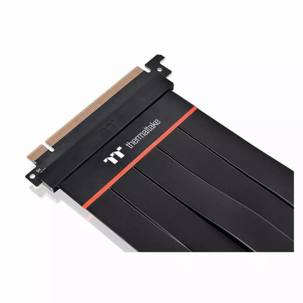 Kабел за вертикален монтаж за видео карта Thermaltake TT Premium PCI-E Riser Universal GPU Extender Riser Cable PCI-E 4.0 x16, 300mm