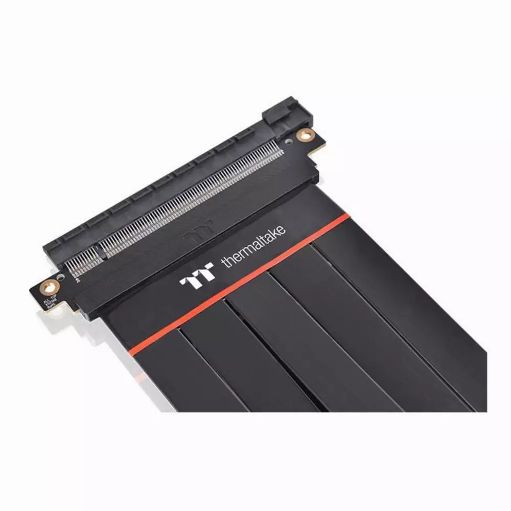Kабел за вертикален монтаж за видео карта Thermaltake TT Premium PCI-E Riser Universal GPU Extender Riser Cable PCI-E 4.0 x16, 300mm