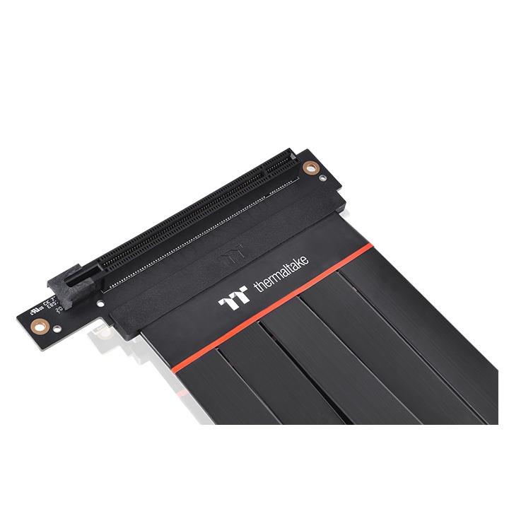 Kабел за вертикален монтаж за видео карта Thermaltake TT Premium PCI-E Riser 90° Universal GPU Extender Riser Cable PCI-E 4.0 x16, 300mm