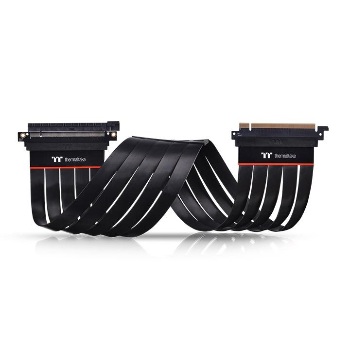 Kабел за вертикален монтаж за видео карта Thermaltake TT Premium PCI-E Riser Universal GPU Extender Riser Cable PCI-E 4.0 x16, 600mm