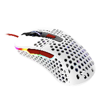 Геймърска мишка Xtrfy M4 Tokyo RGB Бял/Червен - XG-M4-RGB-TOKYO