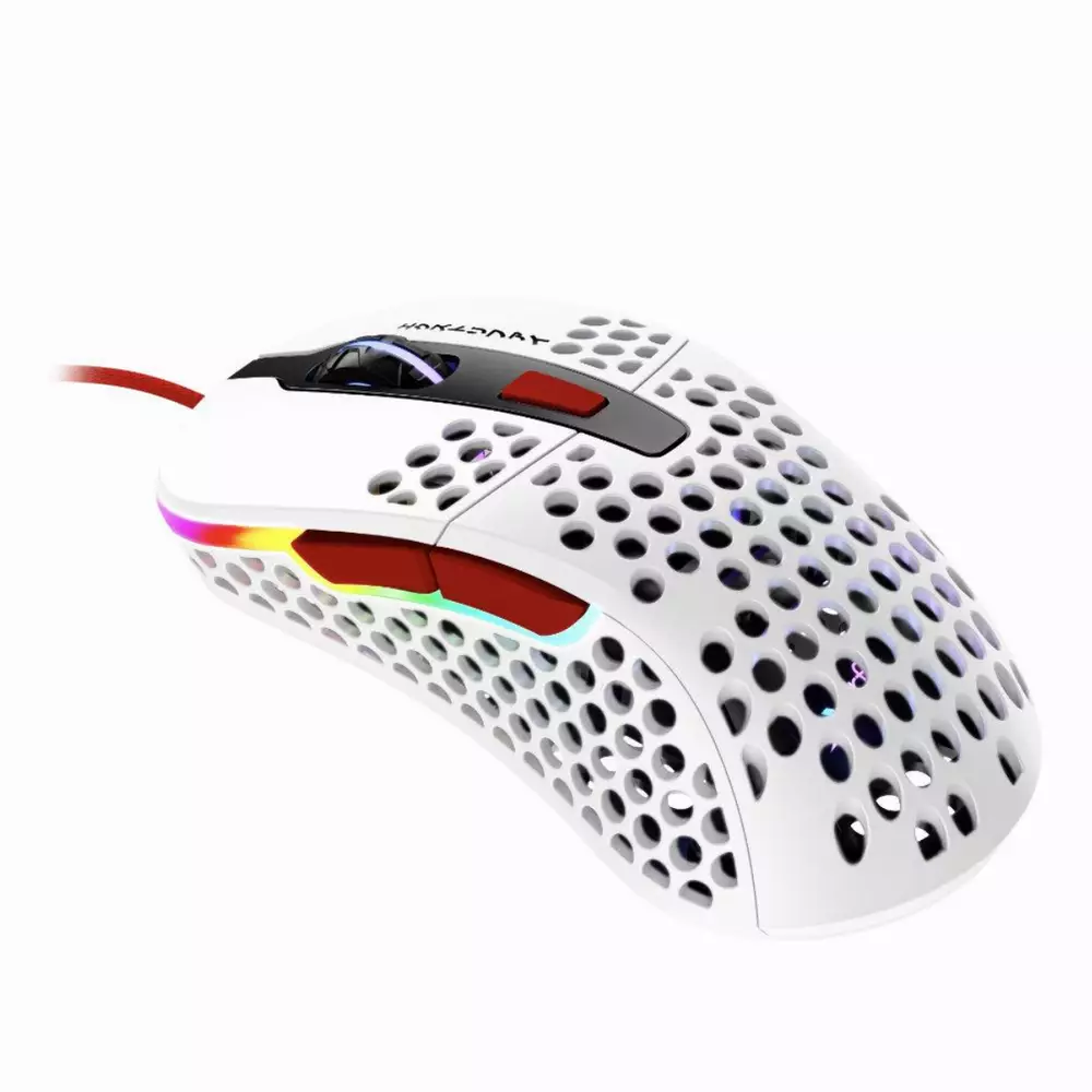 Геймърска мишка Xtrfy M4 Tokyo RGB Бял/Червен - XG-M4-RGB-TOKYO