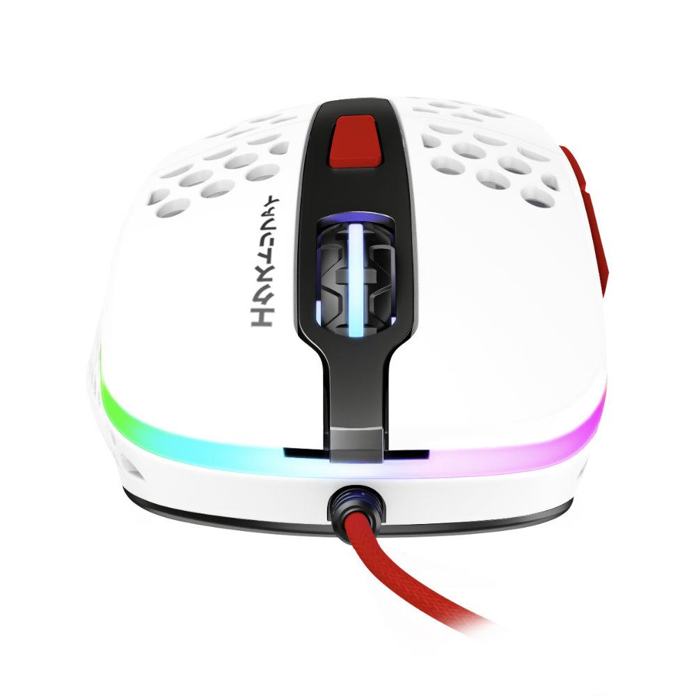 Геймърска мишка Xtrfy M4 Tokyo RGB Бял/Червен - XG-M4-RGB-TOKYO