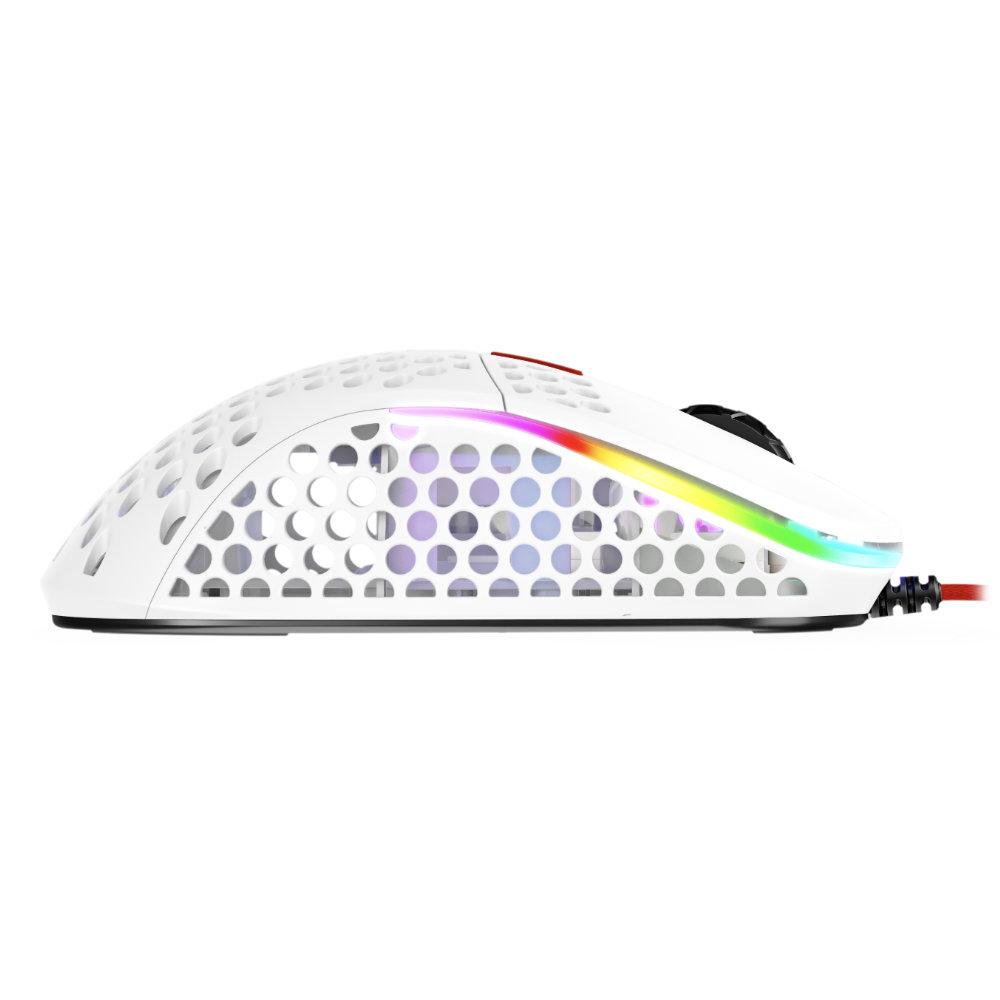 Геймърска мишка Xtrfy M4 Tokyo RGB Бял/Червен - XG-M4-RGB-TOKYO