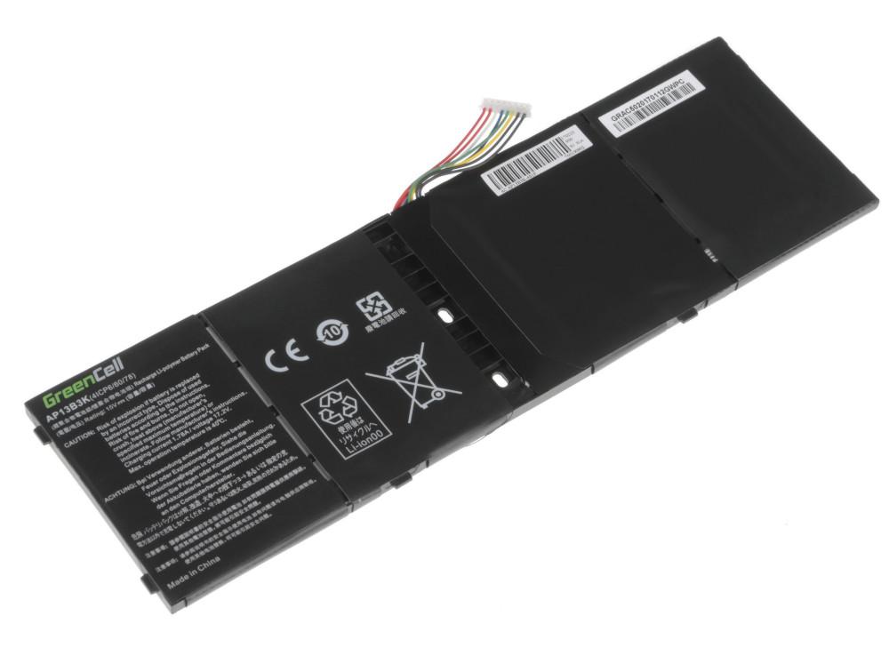 Батерия  за лаптоп Acer Aspire V5-552 V5-572 V5-573 V7-581 R7-571 / 15V 3560mAh GREEN CELL