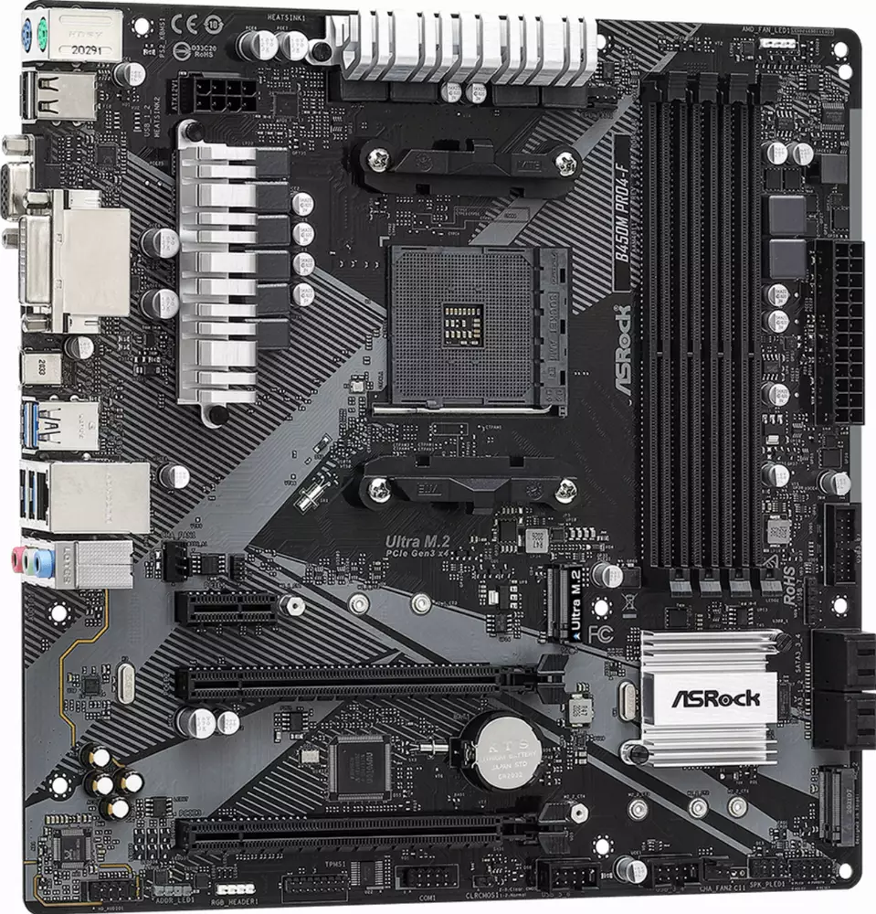 Дънна платка ASRock B450M Pro4-F R2.0