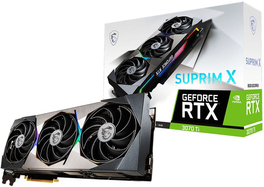 Видео карта MSI GeForce RTX 3070 Ti SUPRIM X 8G	