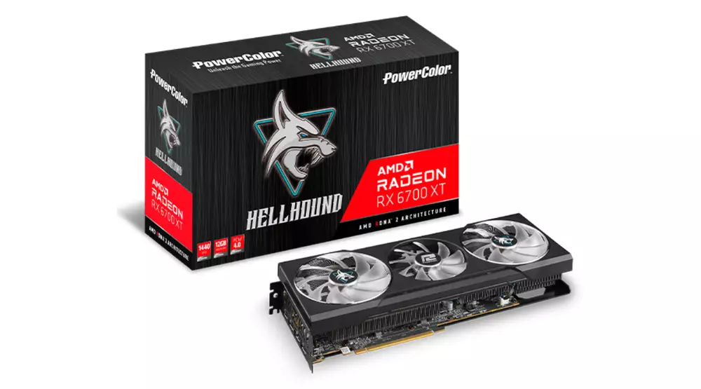 Видео карта PowerColor Hellhound AMD Radeon RX 6700 XT 12GB GDDR6