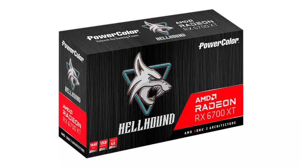 Видео карта PowerColor Hellhound AMD Radeon RX 6700 XT 12GB GDDR6