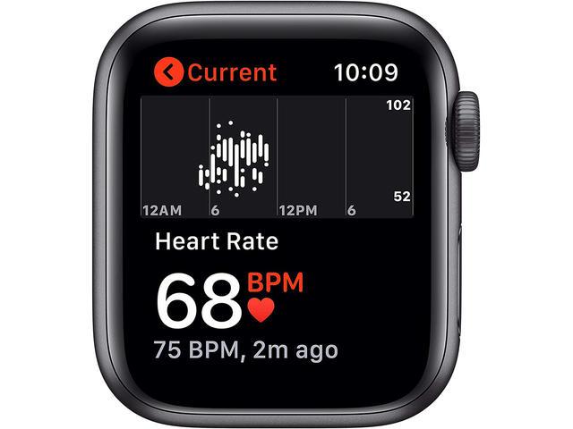 Смарт часовник Apple Watch SE, 44mm Space Grey Sport band