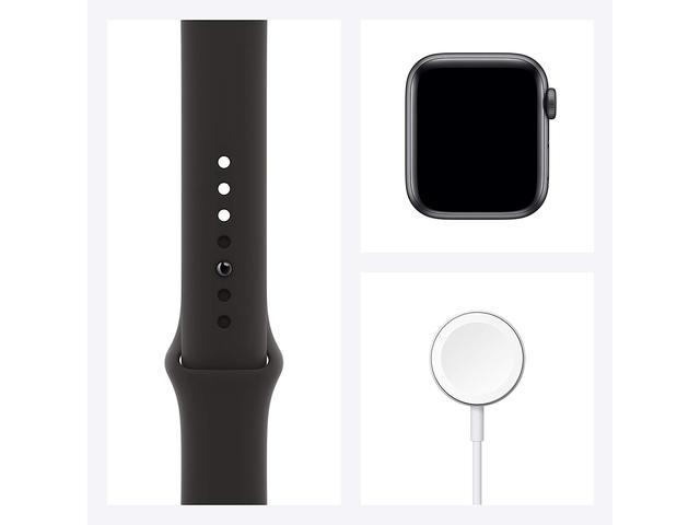 Смарт часовник Apple Watch SE, 44mm Space Grey Sport band