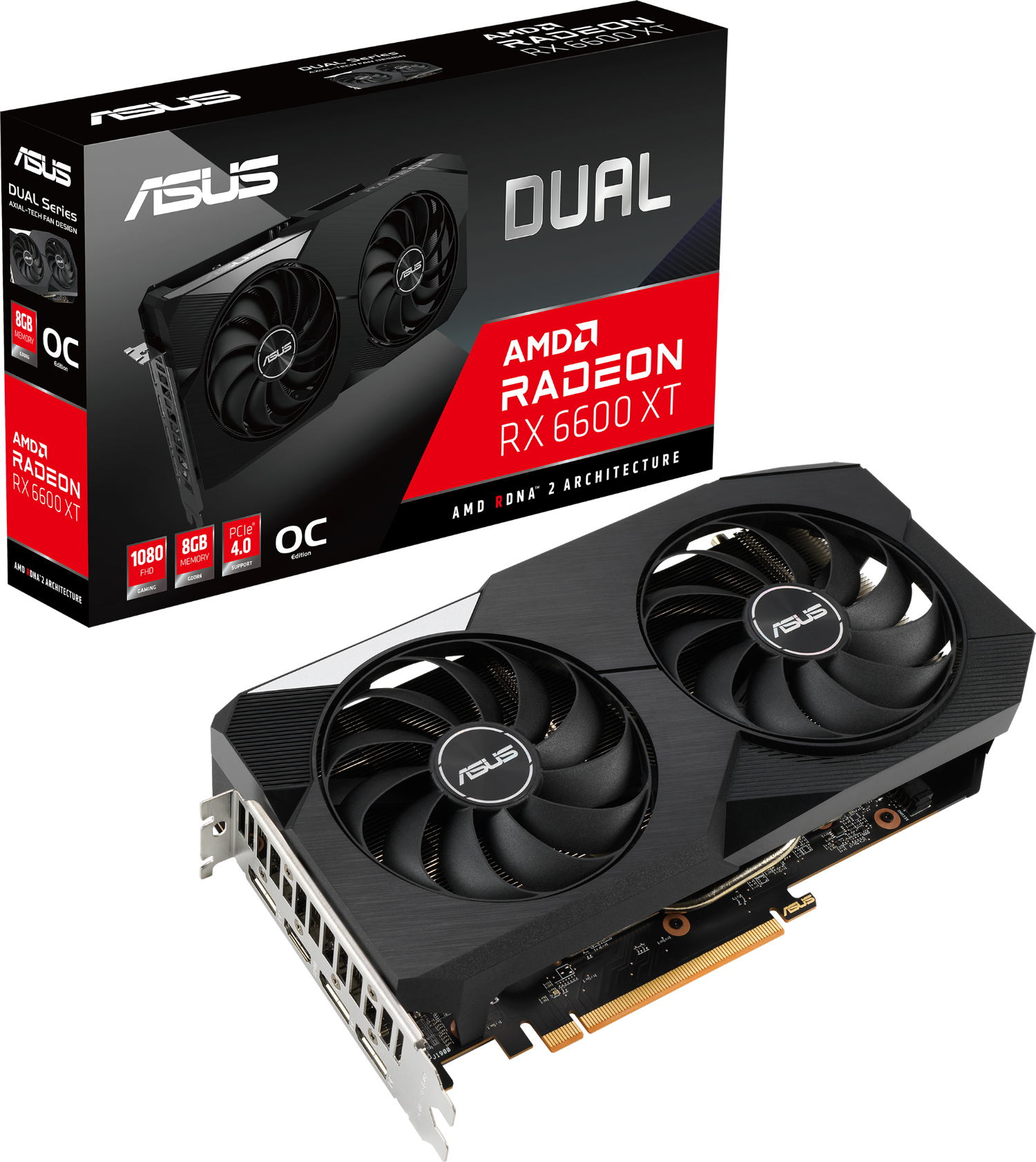 Видео карта ASUS Dual Radeon RX 6600 XT OC Edition 8GB GDDR6