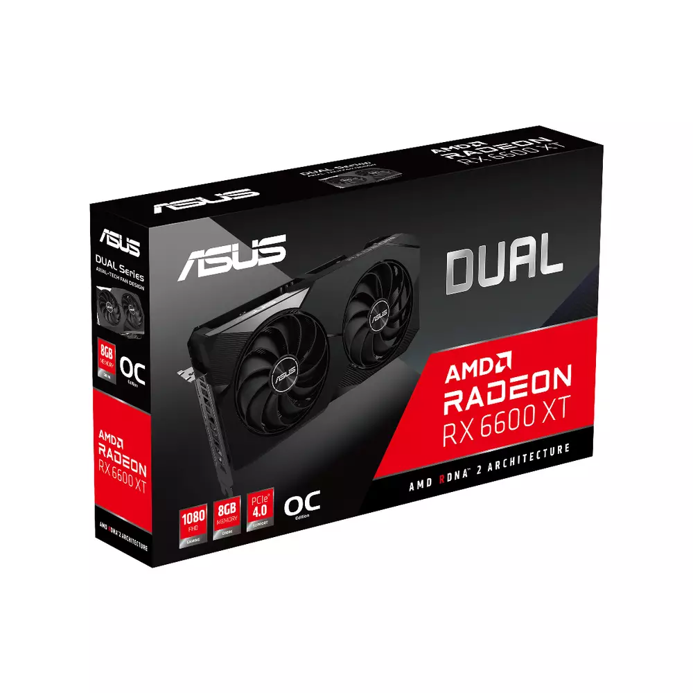 Видео карта ASUS Dual Radeon RX 6600 XT OC Edition 8GB GDDR6